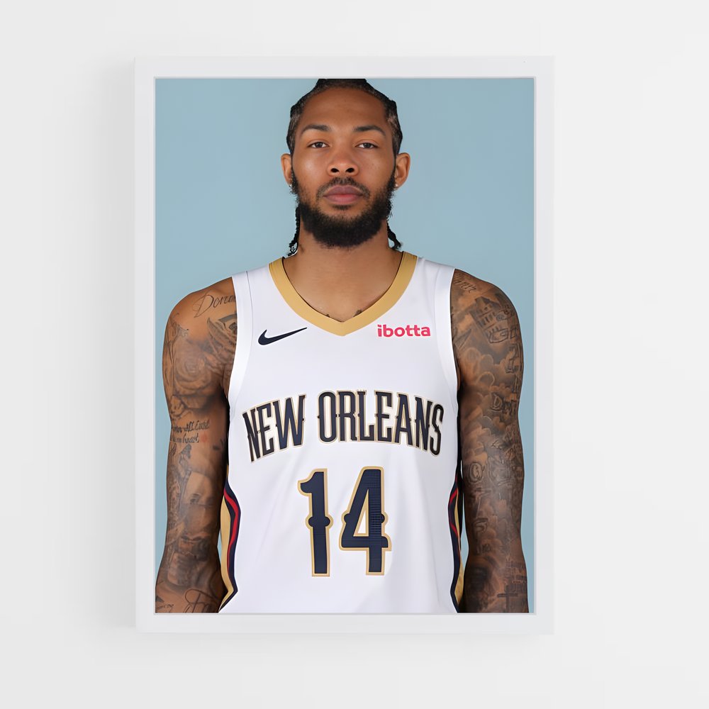 Poster Anthony Butler en Action – affiche Basketball (vue 3)